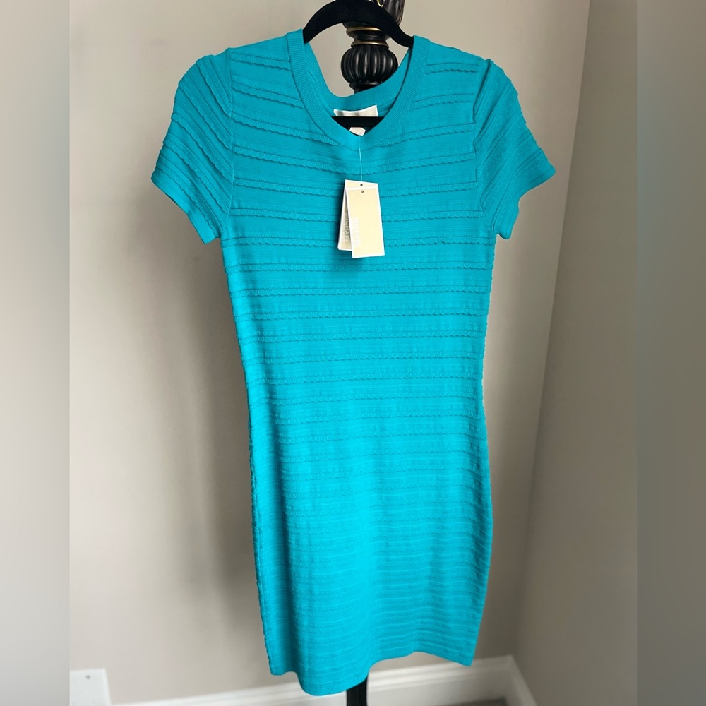 Teal Blue Michael Kors dress